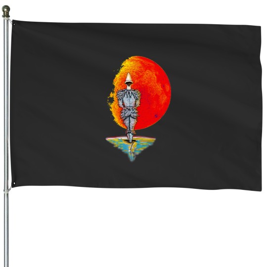 Discover Ziggy Pierrot tribute - Bowie Art - House Flags