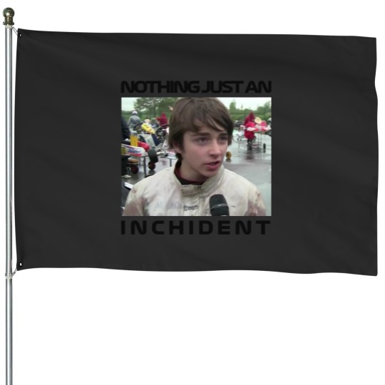 Discover Charles Leclerc Nothing just an Inchident ( Incident) Meme House Flags
