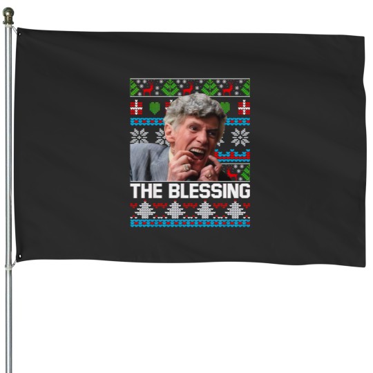 Discover The Blessing House Flags, Uncle Lewis Xmas Vacation House Flags