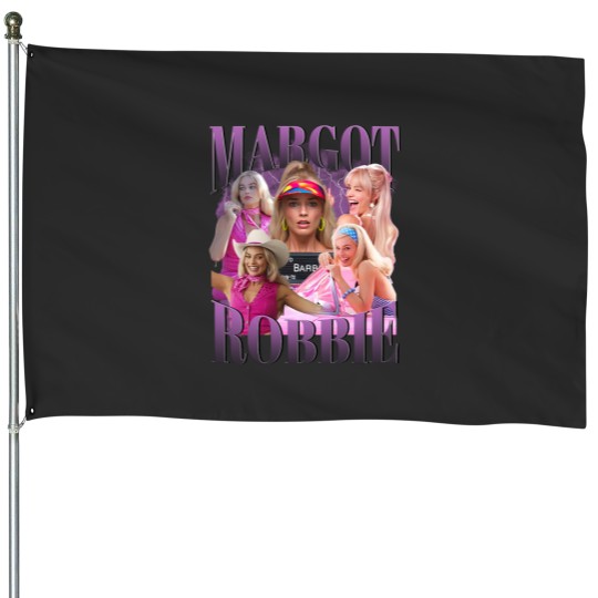 Discover Limited Margot Robbie Vintage Limited Margot Robbie Vintage House Flags