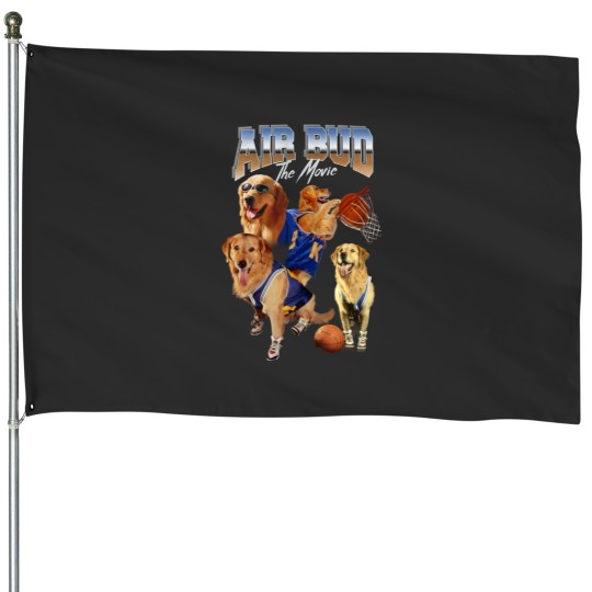 Discover Vintage 90's Bootleg Style Air Bud House Flags