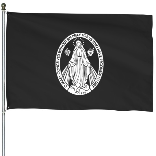 Discover The Miraculous Medal The Miraculous Medal House Flags