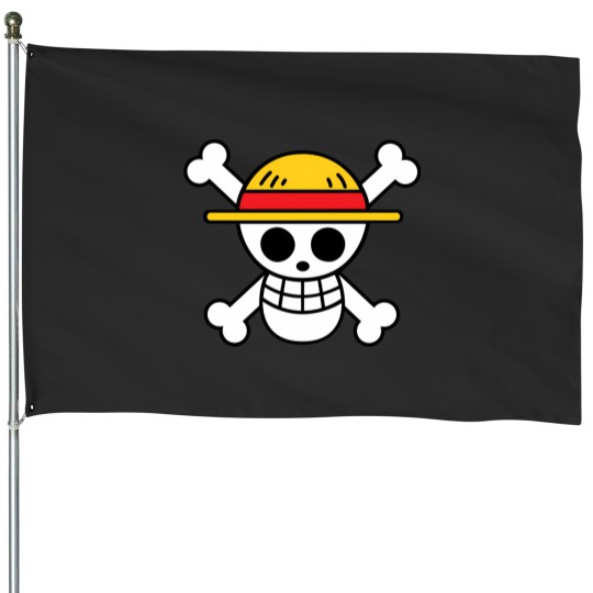Discover OnePiece Jolly Roger House Flags