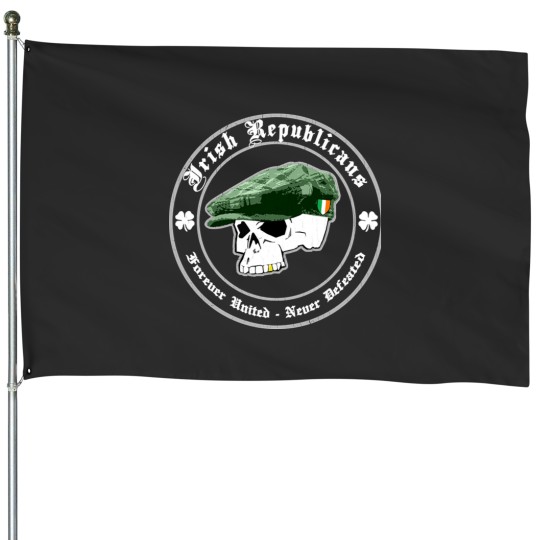 Discover Irish Republicans (vintage distressed look) House Flags