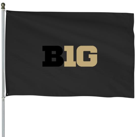 Discover big ten logo-  colors House Flags