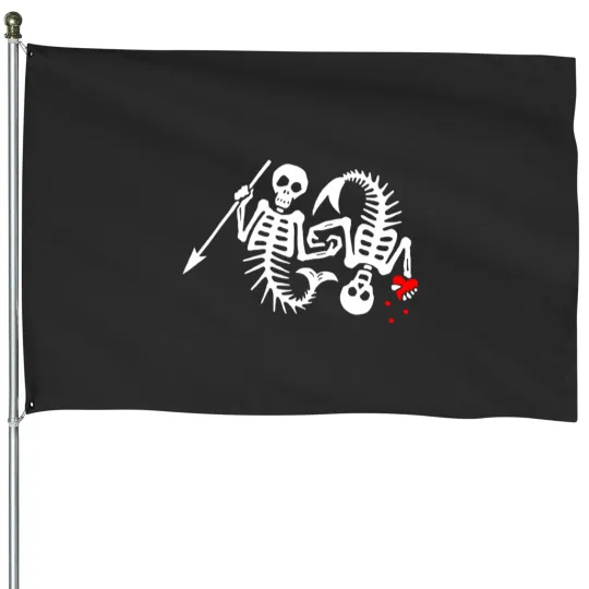 Discover Our Flag Means Death Ofmd S2 Skeleton Mermaids House Flags