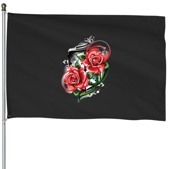 Discover Roses House Flags