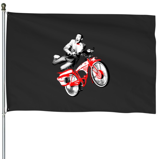 Discover Pee Wee Herman - Pee Wee Herman_s Big Adventure Bike House Flags