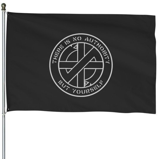 Discover Crass - There Is No  Authority But Yourself House Flags