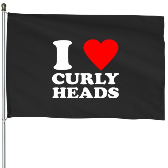 Discover i love curly heads i heart curly heads pullover House Flags