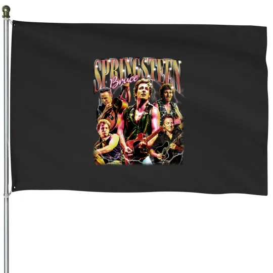 Discover Bruce Springsteen Graphic Bruce Springsteen House Flags