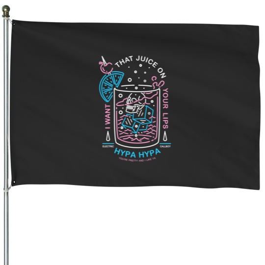 Discover Electric Callboy Merch Juice On Your Lips House Flags