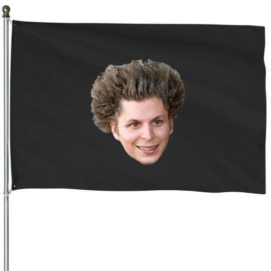 Discover Micheal Cera Jersey Shore Meme House Flags