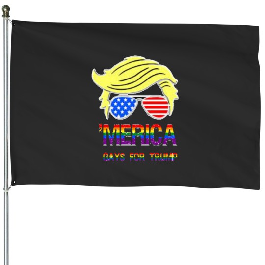 Discover Gays For Donald-Trump 2020 collection, Election 2020 House Flags