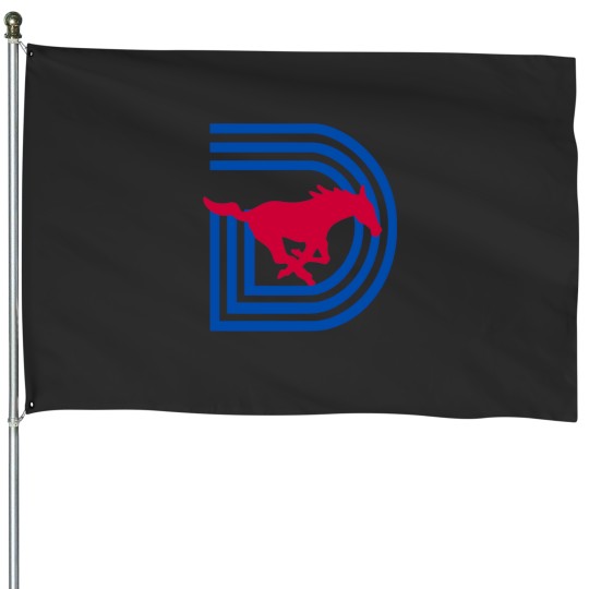 Discover SMU Triple D Logo House Flags