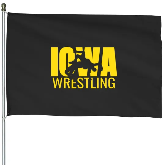 Discover Iowa Wrestling Freestyle Wrestler Gift The Hawkeye House Flags