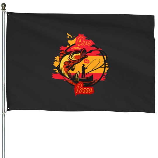 Discover Spain Fishing Flag Lovers - Fisherman House Flags