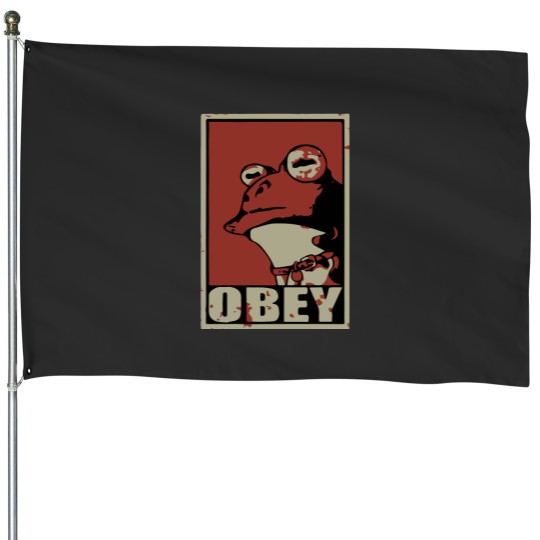 Discover The Hypnotoad! House Flags
