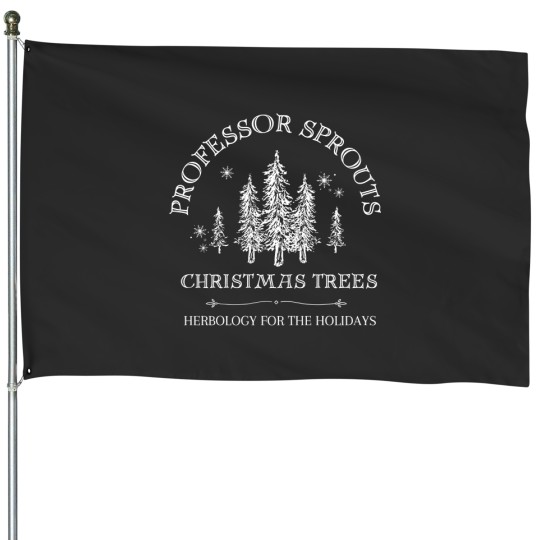 Discover Professor Sprout Christmas House Flags