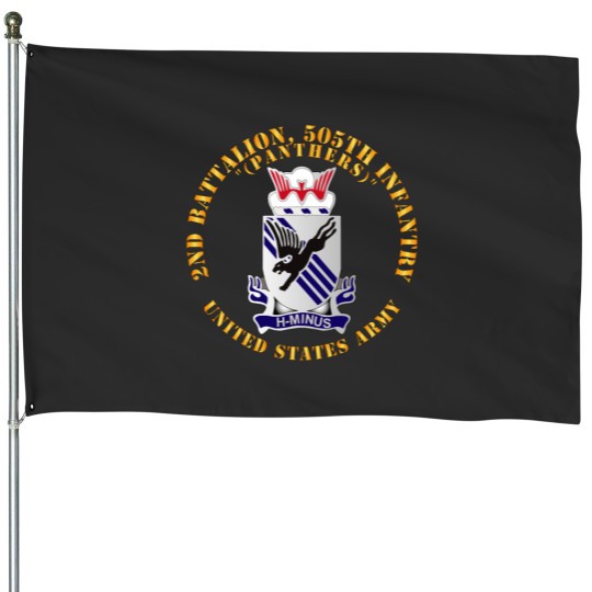 Discover 2nd Bn, 505th Infantry Regiment -  DUI X 300 House Flags