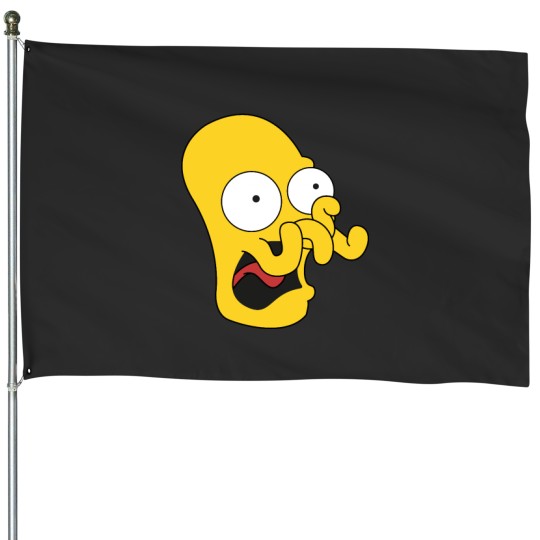 Discover Zoidberg Homer House Flags