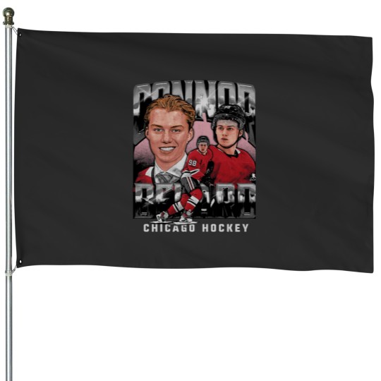 Discover Connor Bedard Chicago Vintage - Connor Bedard - House Flags