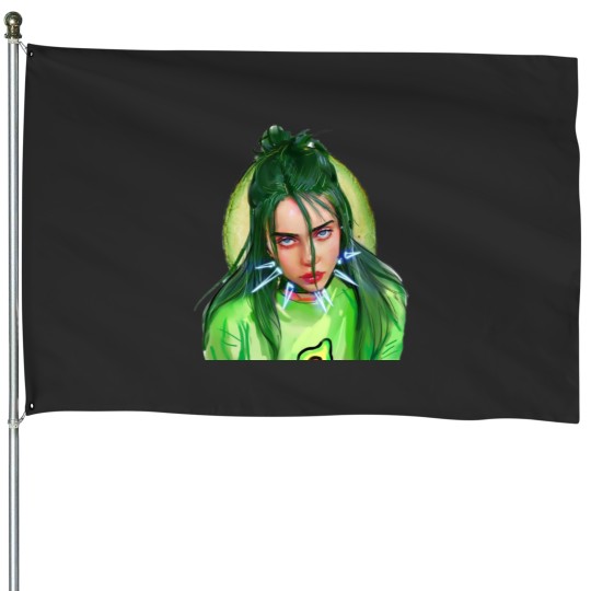 Discover Billie Eilish Vintage House Flag