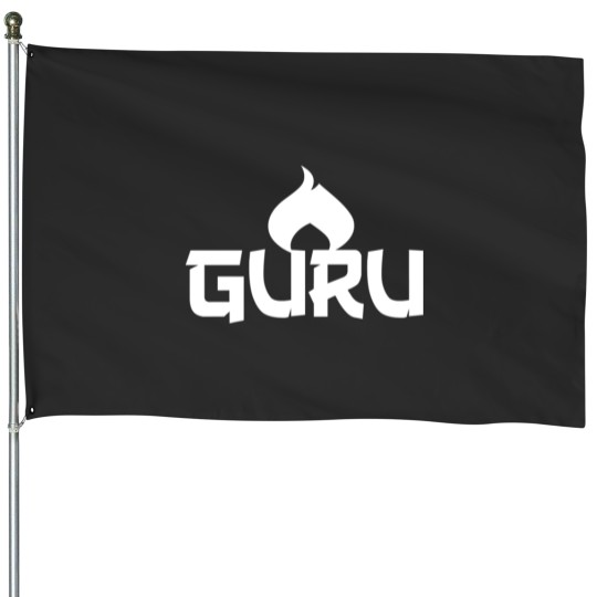 Discover guru wite House Flags