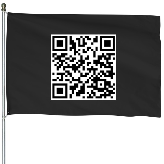 Discover RickRoll QR code House Flags