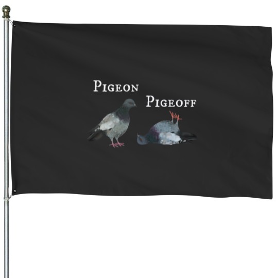 Discover Dove Pigeon Pigeoff on off House Flags