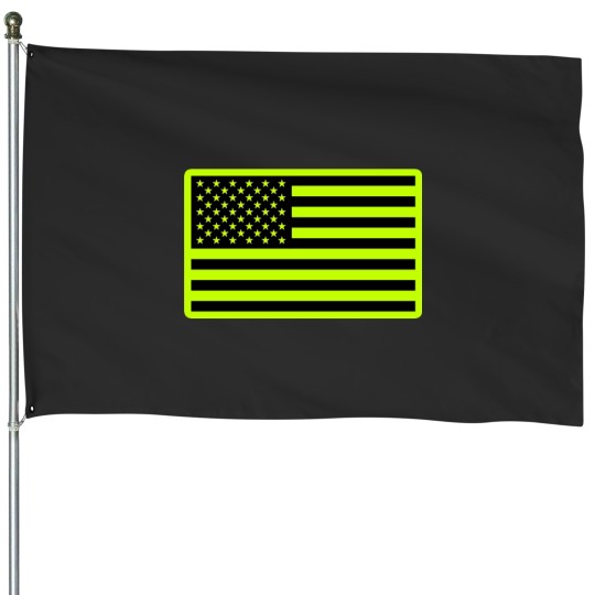 Discover American Flag - Construction Safety Green House Flags