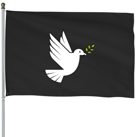 Discover Dove of Peace House Flags