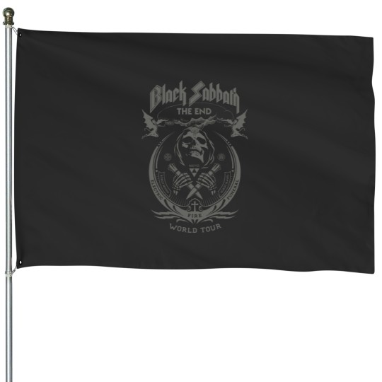 Discover Black Sabbath The End Mushroom Cloud House Flags A Rock Off