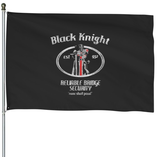 Discover Black Knight None Shall Pass Monty Python and The Holy Grail House Flags