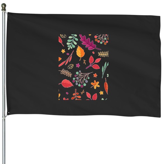 Discover leaves House Flags