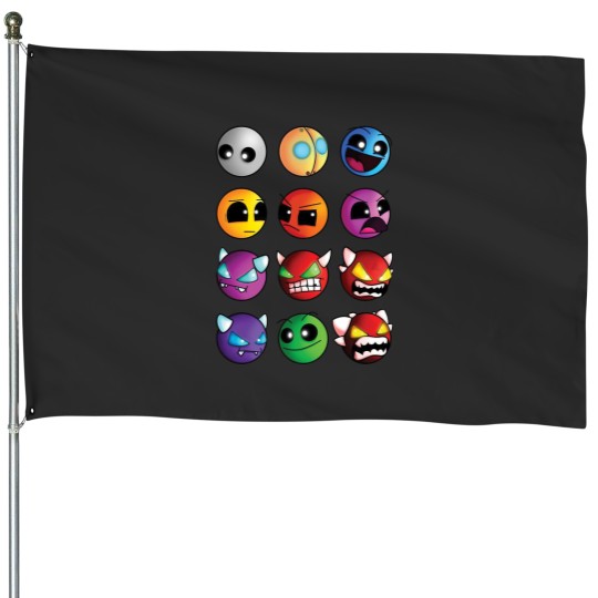 Discover Geometry dash unblocked level Pack Active House Flags