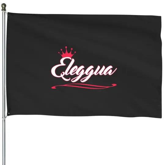 Discover Eleggua Yoruba Santeria House Flags