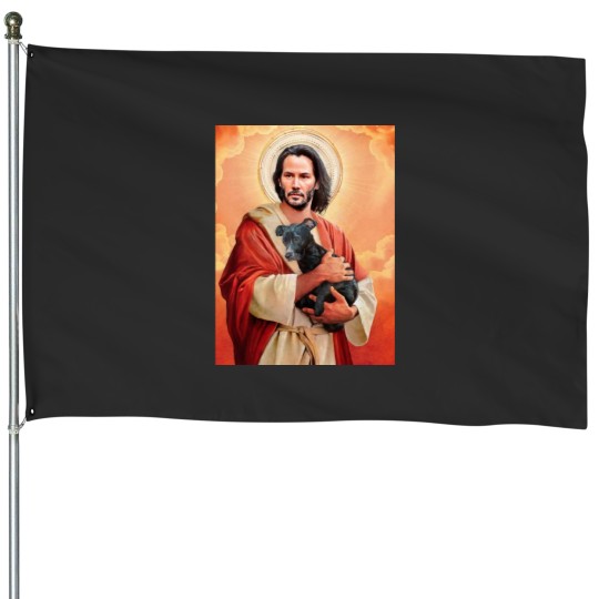 Discover Keanu Reeves, Lord & Saviour House Flags