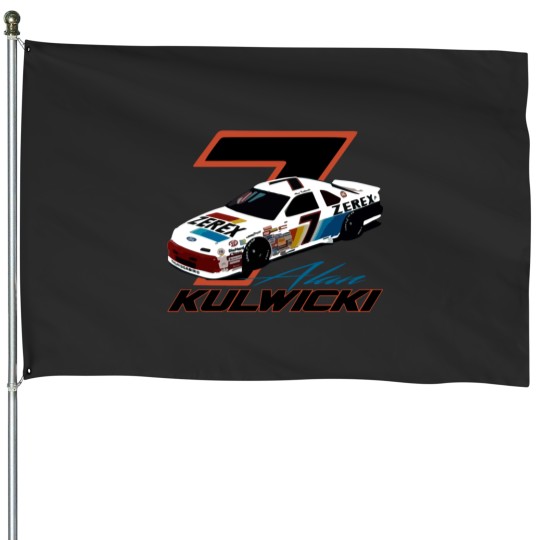 Discover Alan Kulwicki 1990 Premium House Flags