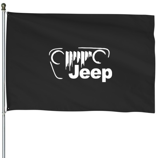 Discover Jeep Vintage Off Road House Flags
