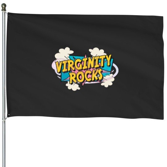 Discover Virginity Rocks Hoodie House Flags