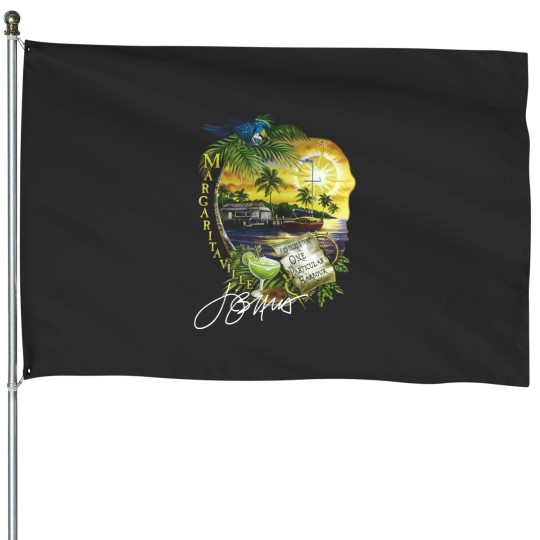 Discover Jimmy Buffett 1983 One Particular Harbor Signature House Flags