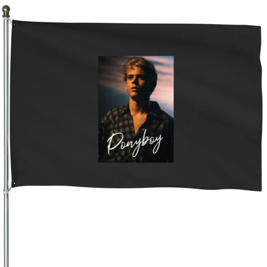Discover Ponyboy Curtis The Outsiders 80s movie House Flags
