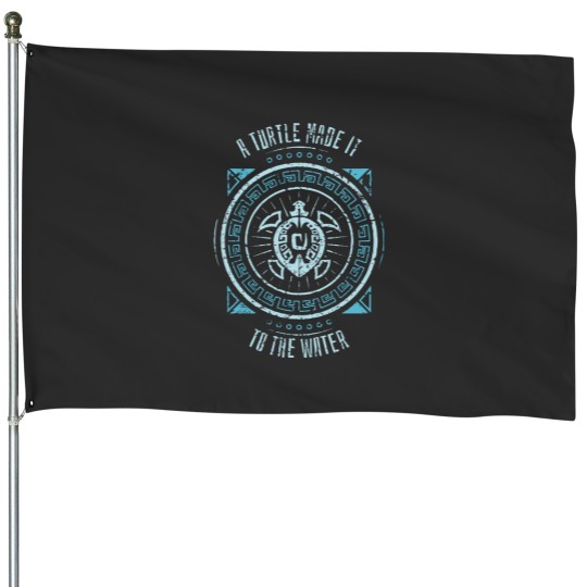 Discover WoW A Turtle Made It To The Water - Wow Turtle - House Flags