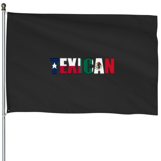Discover Texican Flag Texas and Mexico Flag Letters House Flags