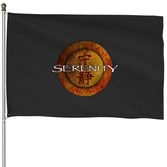 Discover Serenity Logo Firefly House Flags