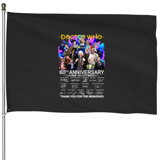 Discover Doctor Who 60th Anniversary 1963 ? 2023 Signature House Flags