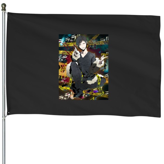 Discover Izaya Orihara Durarara House Flags