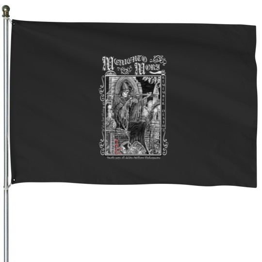 Discover Memento Mori, Latin for Remember Death House Flags