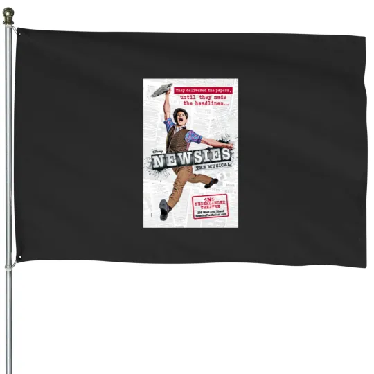 Discover Newsies Original Tapestry House Flags